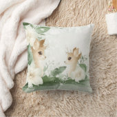 魅惑のウッドランドのフローラ隠れ クッション (ブランケット)