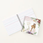 魅惑のウッドランドガールノート ノートブック (内部)