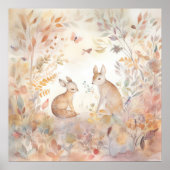 魅惑のウッドランド子供部屋装飾 ポスター (正面)