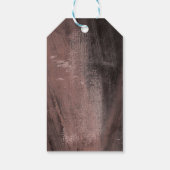 魅惑のウッドランド赤ちゃんシャワーありがとうラベル ギフトタグ (裏面)