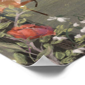 魅惑のウッドランド赤ちゃんシャワー歓迎サイン ポスター (角)