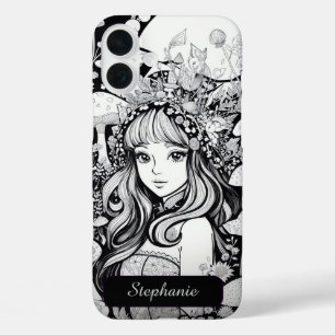 魅惑のウッドランド・フェアリー・アート iPhone 16 PLUSケース