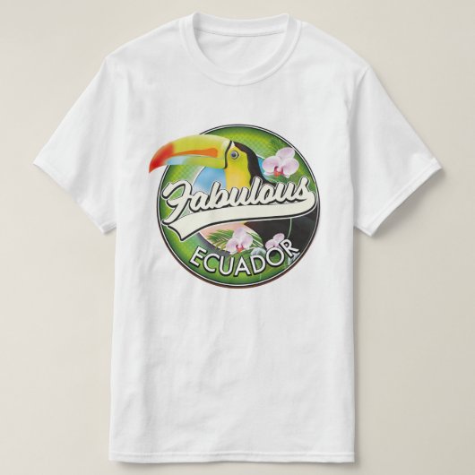 魅惑のエクアドル ロゴ Tシャツ (デザイン正面)