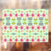 魅惑のエクレクティックガーデン:多様な花の美しさ ウィンドウサイン (シート2)