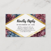 魅惑のエレガンスジュエルトンフローラ結婚ズ エンクロージャーカード (正面)