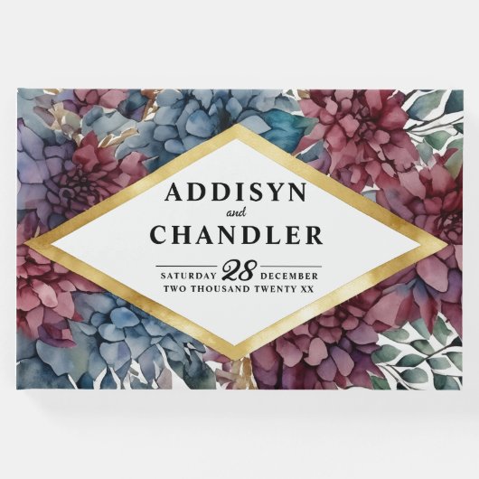 魅惑のエレガンスジュエルトンフローラ結婚ズ ゲストブック (正面)