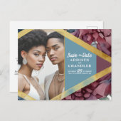 魅惑のエレガンスジュエルトンフローラ結婚ズ シーズンポストカード (正面/裏面)