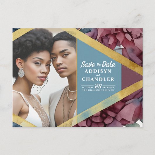 魅惑のエレガンスジュエルトンフローラ結婚ズ シーズンポストカード (正面)