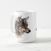 魅惑のオオカミ クラシックマグ コーヒーマグカップ (正面左)