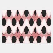 魅惑のオリエンタルピンクの波 ラッピングペーパーシート (正面)