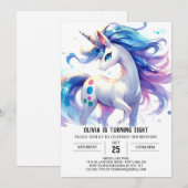 魅惑のオンラインホース誕生日 招待状 (正面/裏面)