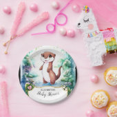 魅惑のオーター赤ちゃんシャワー ペーパープレート (パーティー)