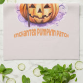 魅惑のカボチャ畑 キッチンタオル (折り畳み)