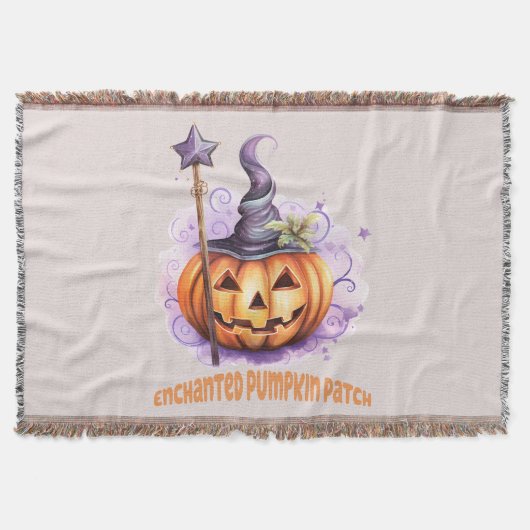 魅惑のカボチャ畑 スローブランケット (正面)