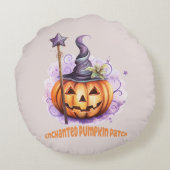 魅惑のカボチャ畑 ラウンドクッション (裏面)