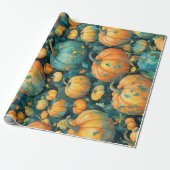 魅惑のカボチャ畑 ラッピングペーパー (アンロールド)