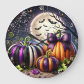 魅惑のカボチャ畑 ラージ壁時計 (正面)