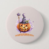 魅惑のカボチャ畑 缶バッジ (正面)