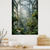 魅惑のガラスガーデンオアシス ポスター (キッチン)