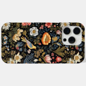 魅惑のガーデンイエローバードと花のヴィンテージ Case-Mate iPhoneケース (裏面 (横))