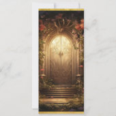 魅惑のガーデンゲート ウェディングメニュー 招待状 (裏面)