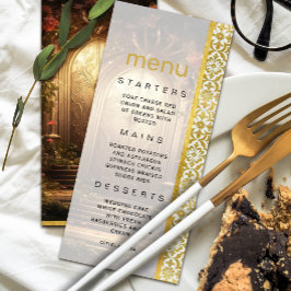 魅惑のガーデンゲート ウェディングメニュー 招待状