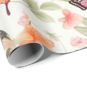 魅惑のガーデンバタフライ ラッピングペーパー (ロールコーナー)