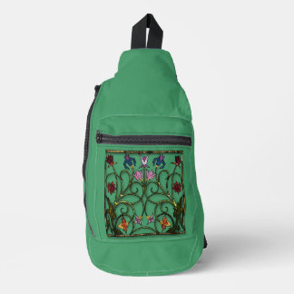 魅惑のガーデンフィリーグリー スリングバッグ