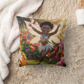 魅惑のガーデンフェアリー クッション (ブランケット)