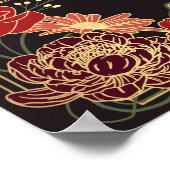 魅惑のガーデン結婚フローラの歓迎サイン ポスター (角)