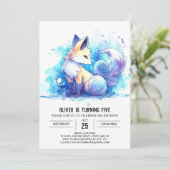 魅惑のキッズ フォックス バースデー 招待状 (スタンド正面)