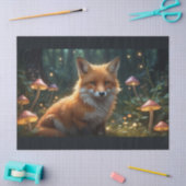魅惑のキツネの森 薄葉紙 (クラフト)