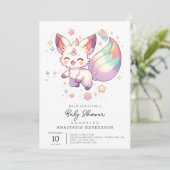 魅惑のキツネベビーシャワー 招待状 (スタンド正面)