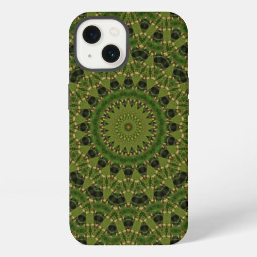 魅惑のキノコの万華鏡 iPhoneケース (裏面)