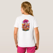 魅惑のキノコの世界 SS ホワイト Tシャツ (裏面フル)