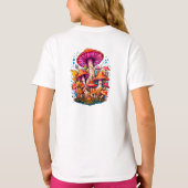魅惑のキノコの世界 SS ホワイト Tシャツ (裏面)