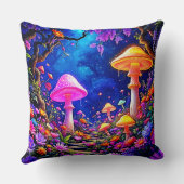 魅惑のキノコの森 クッション (裏面)