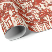 魅惑のキノコの森 ラッピングペーパー (ロールコーナー)