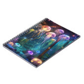 魅惑のクラゲ海 – 水中世界 ノートブック (左側)