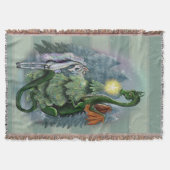 魅惑のクリスマスツリーの集まり スローブランケット (正面)