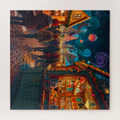 魅惑のクリスマスマーケットの町　ウィンターワンダーランド ジグソーパズル (横)