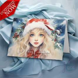魅惑のクリスマス アイスプリンセス ホリデー カード