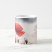 魅惑のケシ畑 コーヒーマグカップ (中央)