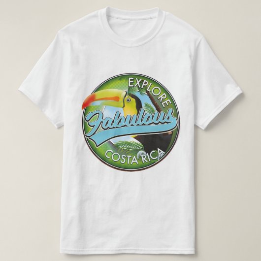魅惑のコスタリカ ロゴ Tシャツ (デザイン正面)