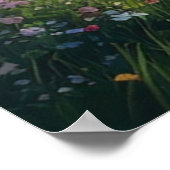 魅惑のコテージ美しい花々の中 ポスター (角)