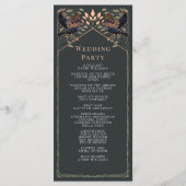 魅惑のゴシックレイヴンフローラ結婚のセージ緑 プログラム (裏面)