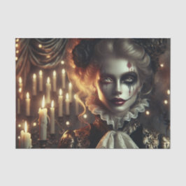 魅惑のゴシック様式のハーレクインの切り離し 薄葉紙