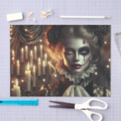 魅惑のゴシック様式のハーレクインの切り離し 薄葉紙 (クラフト)