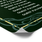 魅惑のゴシッ結婚クの座席表 ポスター (角)