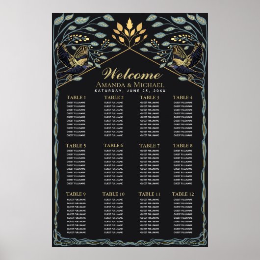 魅惑のゴシッ結婚クの座席表 ポスター (正面)